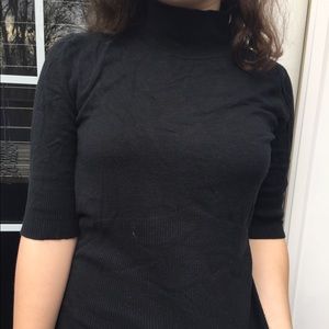 black turtle neck